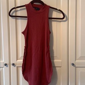 Tank shirt with side slits